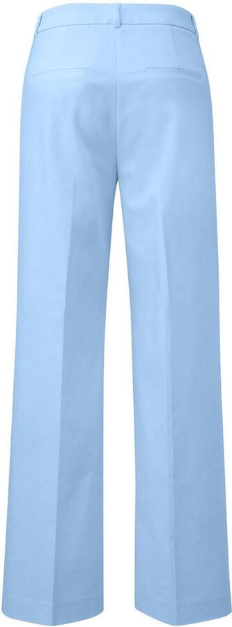 Comma straight regular waist pantalon lichtblauw - Foto 2