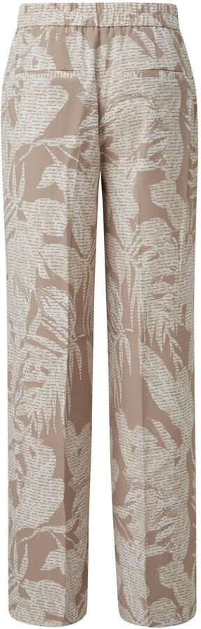 Comma straight regular waist pantalon lichtbruin - Foto 3