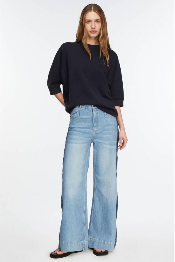 Comma sweater marineblauw - Foto 2