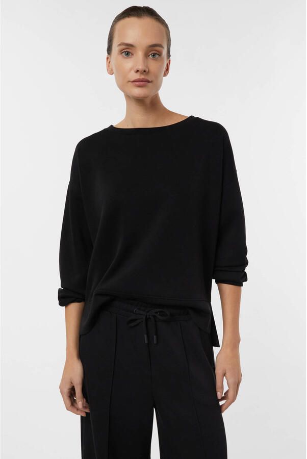 Comma sweater zwart