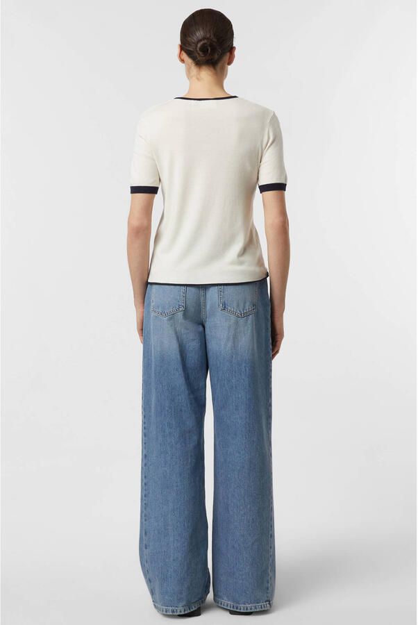 Comma gebreid shirt met ronde hals - Foto 3