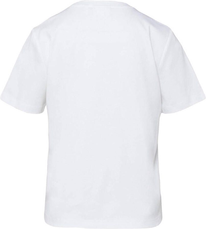 Comma T-shirt met geribde ronde hals - Foto 2