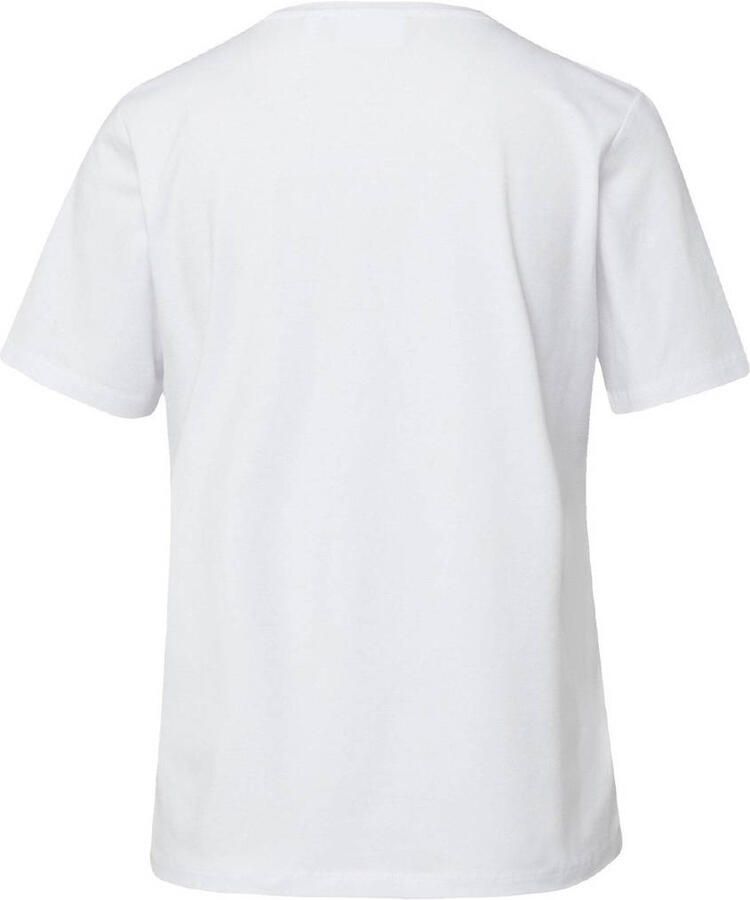Comma T-shirt met print en siersteentjes - Foto 2