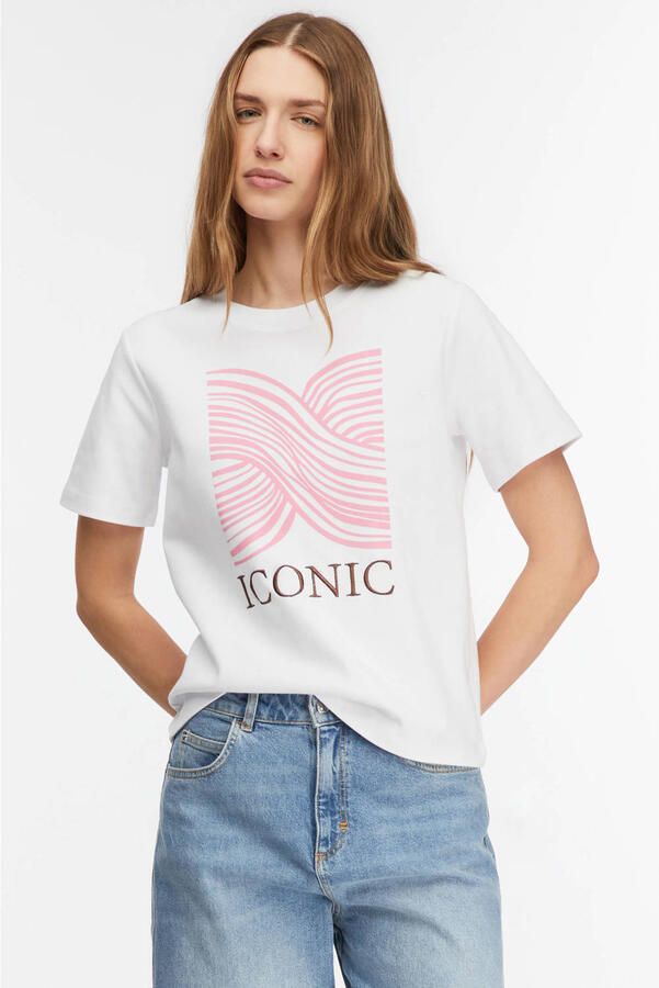 Comma T-shirt wit