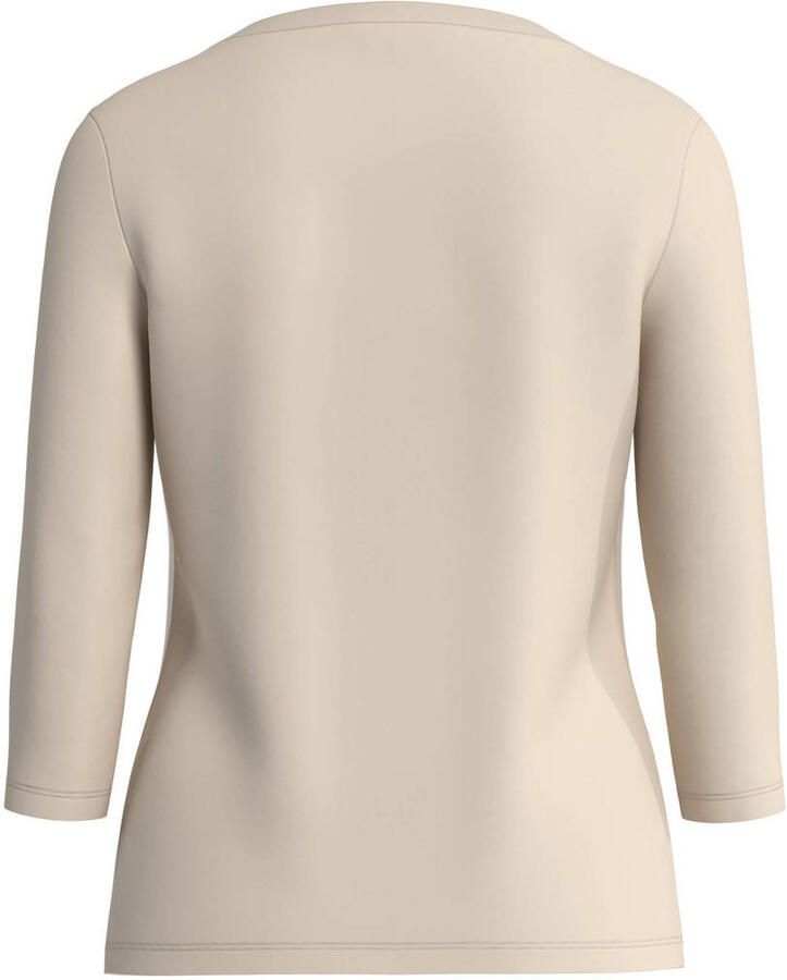 Comma Shirt met lange mouwen met v-hals - Foto 3