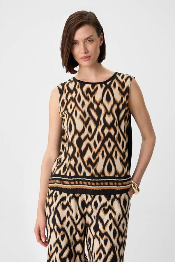 Comma Shirttop met grafisch patroon - Foto 3