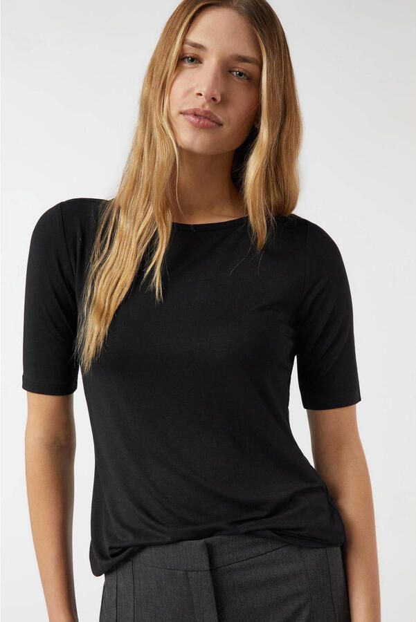 Comma T-shirt met 1 2-mouwen - Foto 3