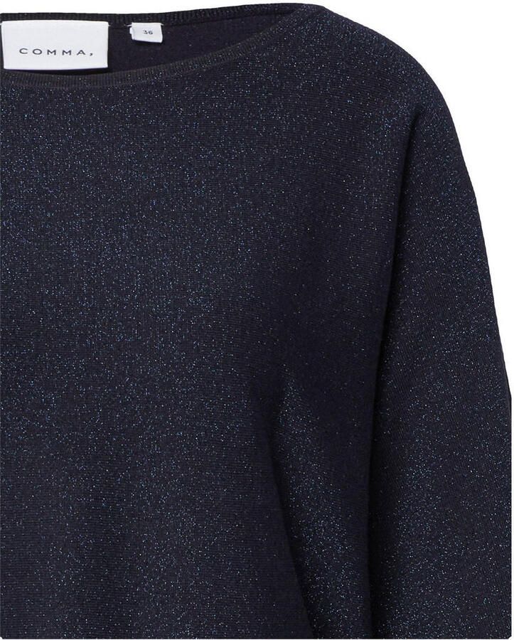 Comma Pullover van effectgaren met 3 4-mouw - Foto 2