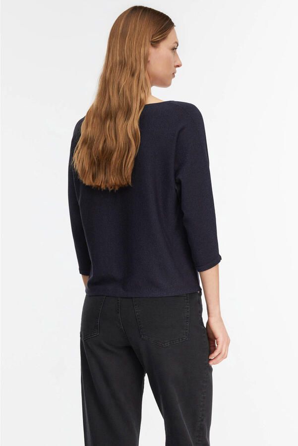 Comma Pullover van effectgaren met 3 4-mouw - Foto 3