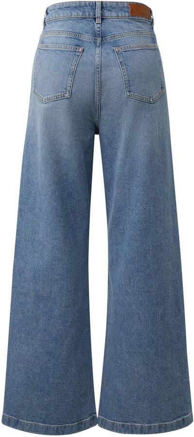 Comma wide leg jeans lichtblauw