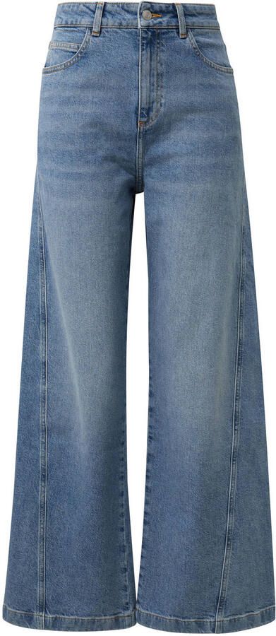 Comma wide leg jeans lichtblauw