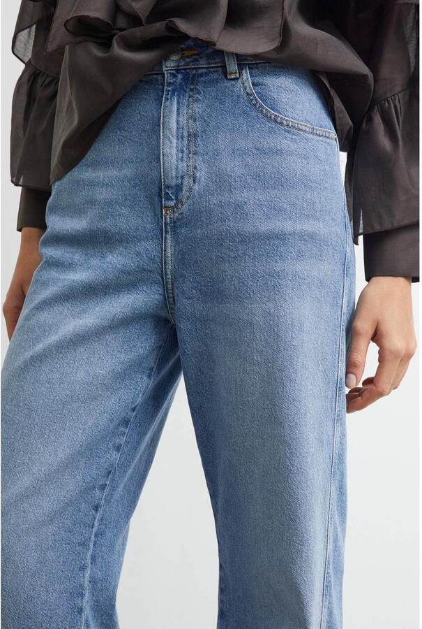Comma wide leg jeans lichtblauw - Foto 2