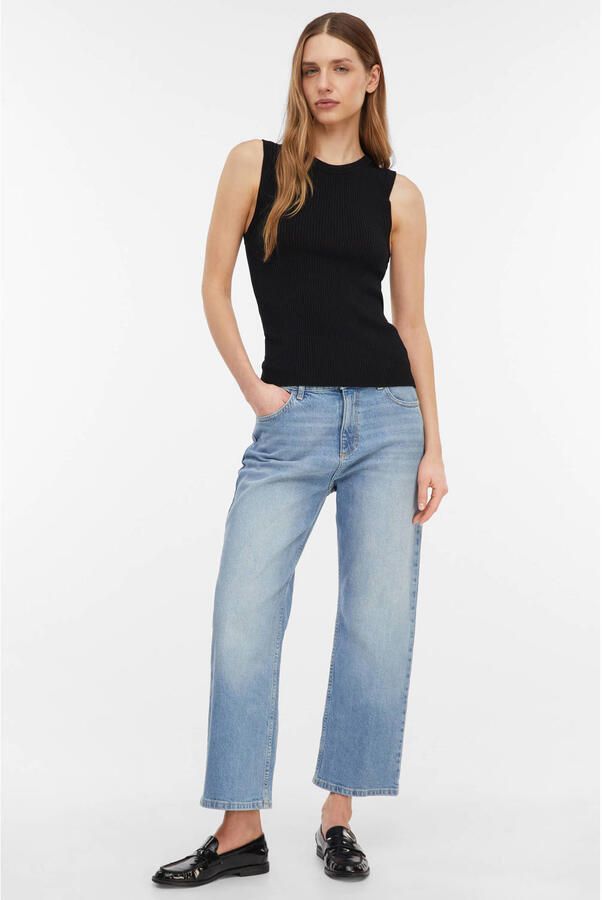 Comma wide leg jeans medium blue denim - Foto 3