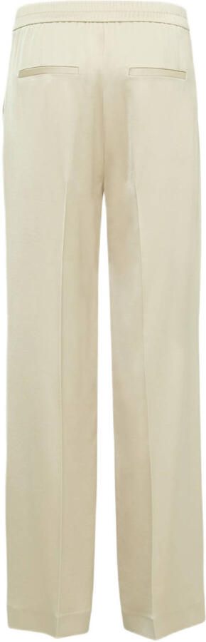 Comma Straight leg stoffen broek met elastische band - Foto 2