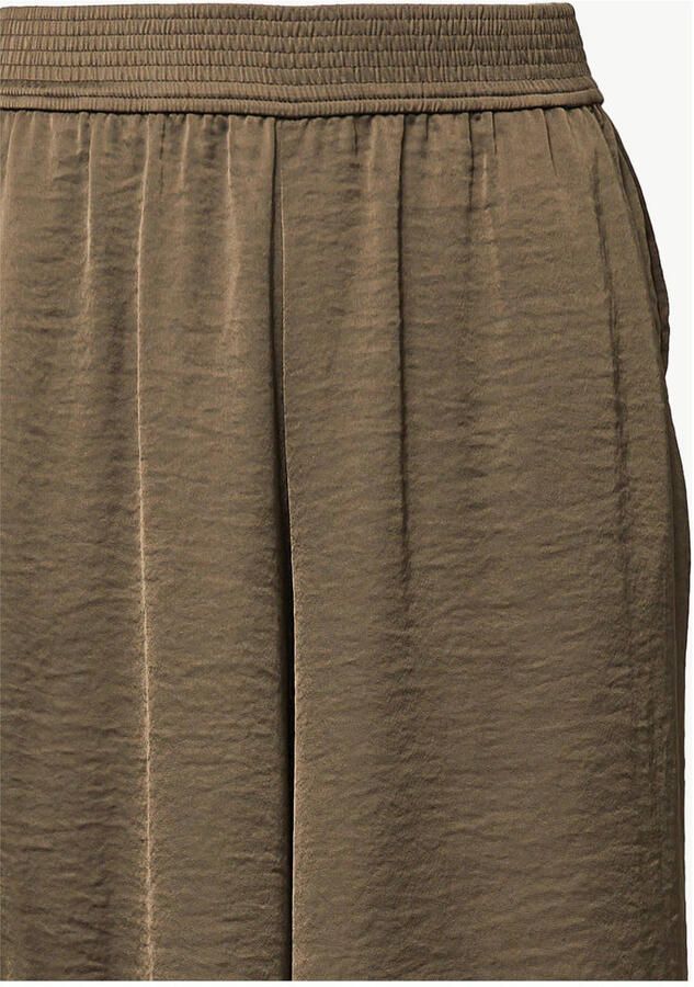 Comma Relaxed fit stoffen broek met elastische band