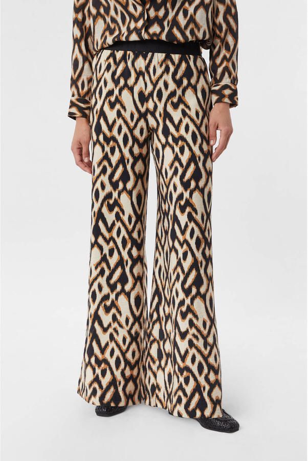 Comma Relaxed fit marlenebroek van viscosemix met een elastische band - Foto 3