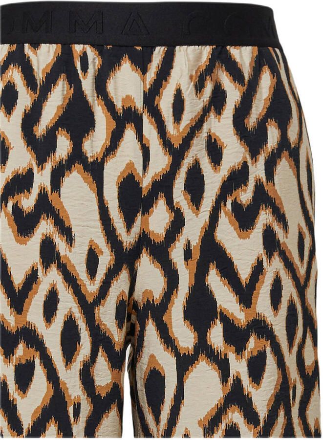 Comma Relaxed fit marlenebroek van viscosemix met een elastische band