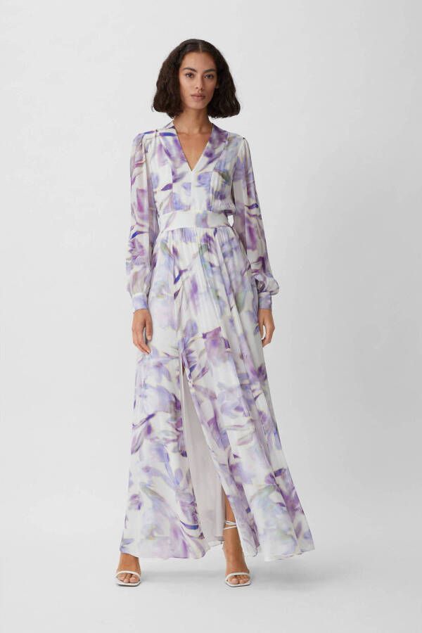 Comma Maxi-jurk met bloemenmotief model 'WEDDING SPECIAL'