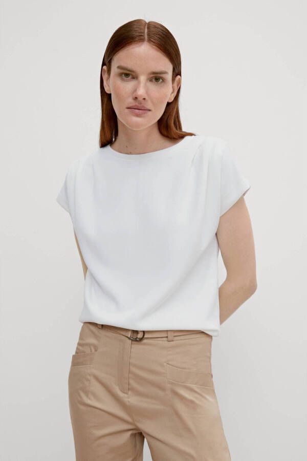 Comma Sweatshirt met afhangende schouders