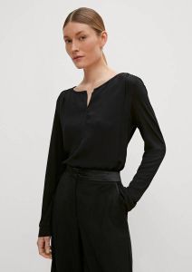 Comma Blouseshirt met V-hals