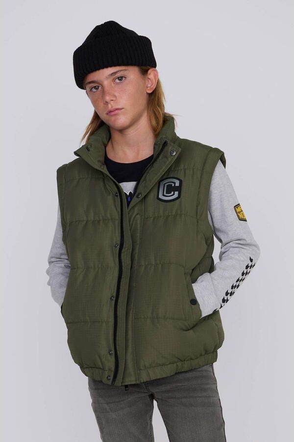 Coolcat 2-in-1 Puffer Winterjas Jaxx Khaki - Foto 3