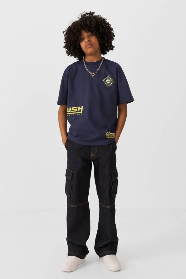 Coolcat cargobroek Damian Donker Blauw - Foto 4