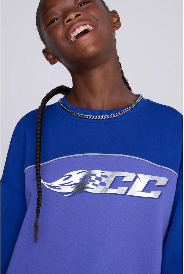 Coolcat Colourblock Sweater Nova met CC Racing Print - Foto 2