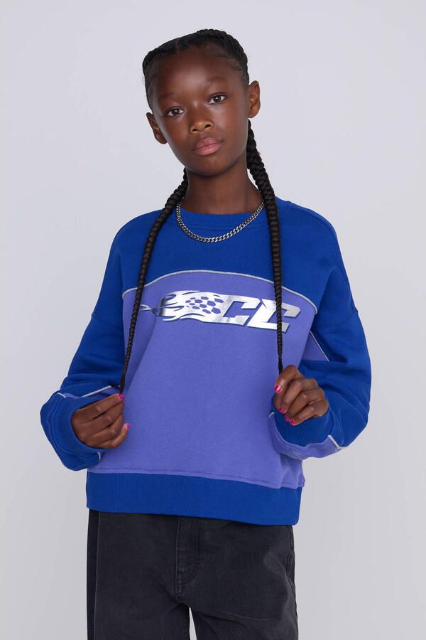 Coolcat Colourblock Sweater Nova met CC Racing Print - Foto 3