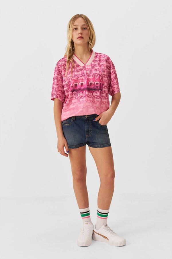 Coolcat denim short Loua blauw - Foto 3