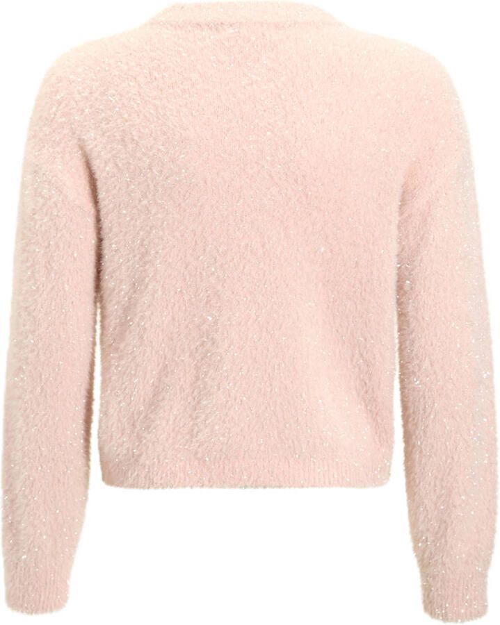 Coolcat gebreide trui Fleur roze zilver - Foto 2