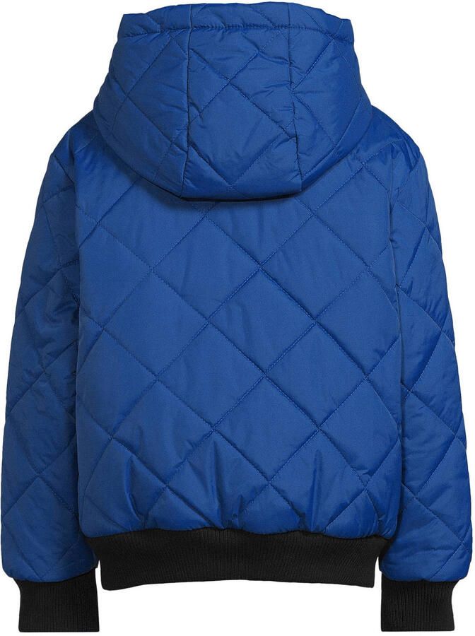 Coolcat gewatteerde jas Lucas zwart blauw