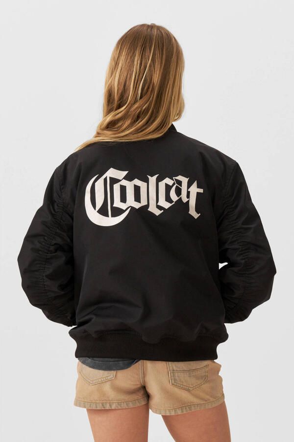 Coolcat jas Jane met printopdruk zwart - Foto 4
