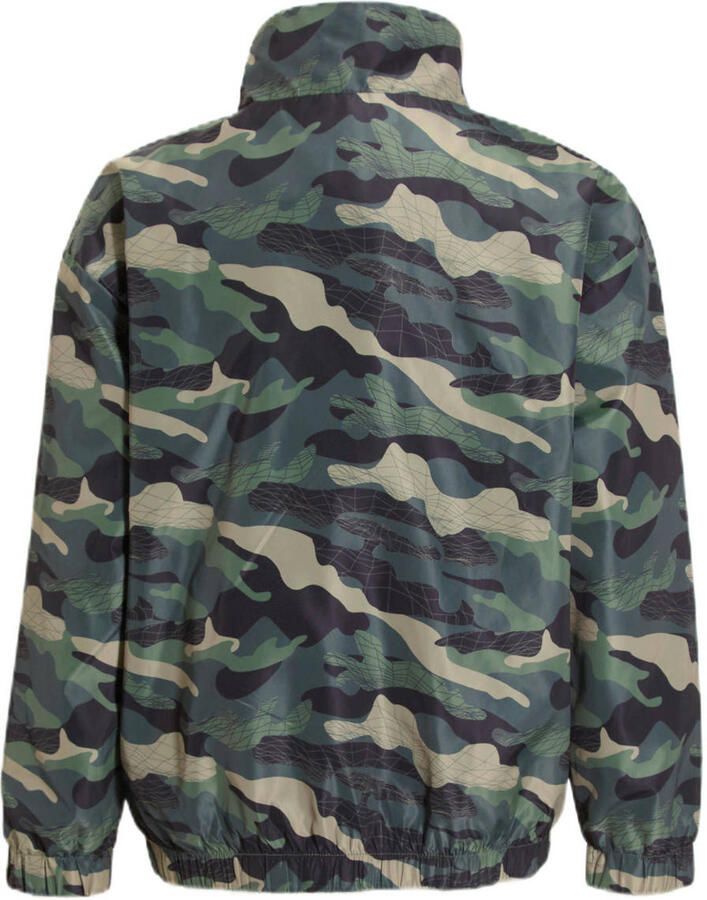 Coolcat jas Quint met printopdruk legergroen