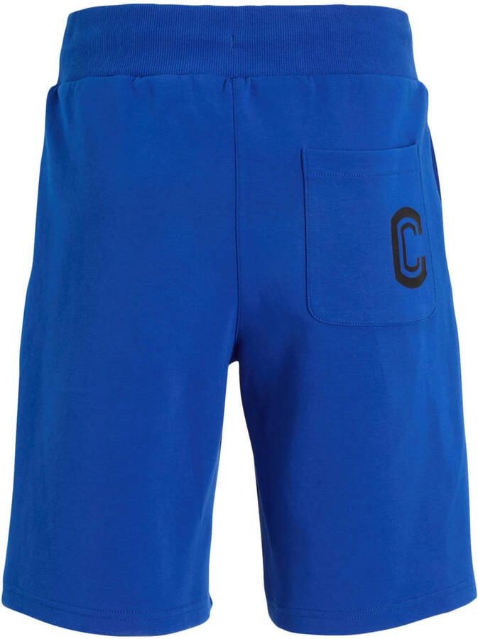 Coolcat joggingshort Stephan met Print Blauw