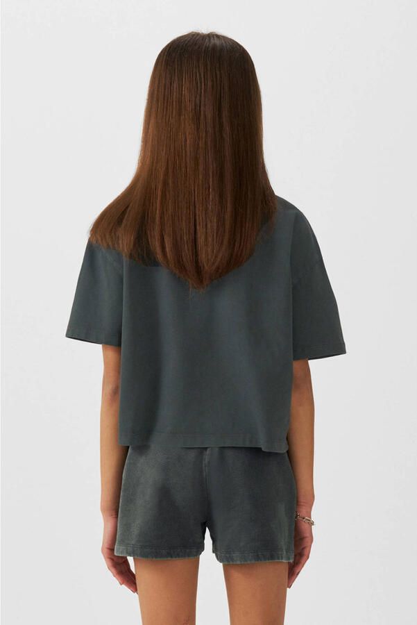 Coolcat korte broek Steffie met printopdruk donkergrijs - Foto 2