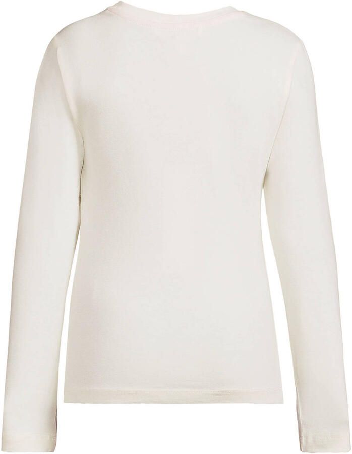 Coolcat longsleeve met Girl Era print Laura crème - Foto 2
