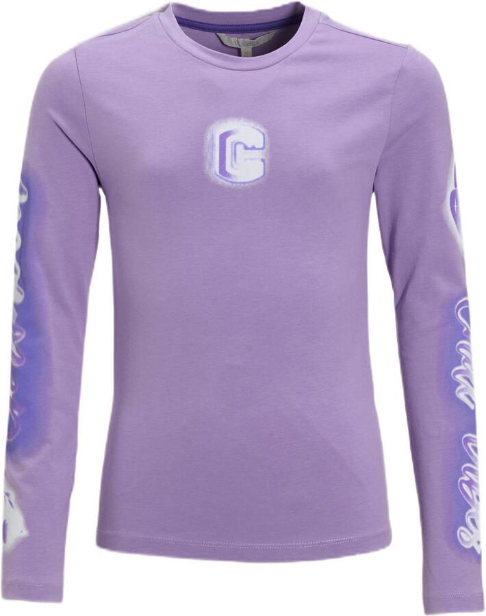 Coolcat longsleeve met printopdruk Anna Lila