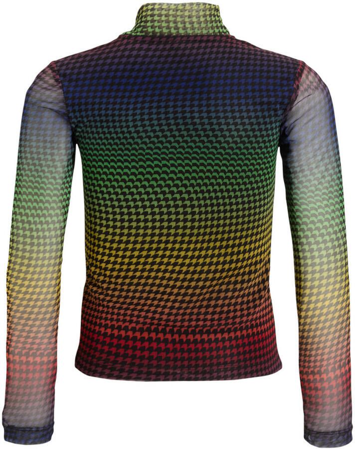 Coolcat Longsleeve Rainbow Mesh Top