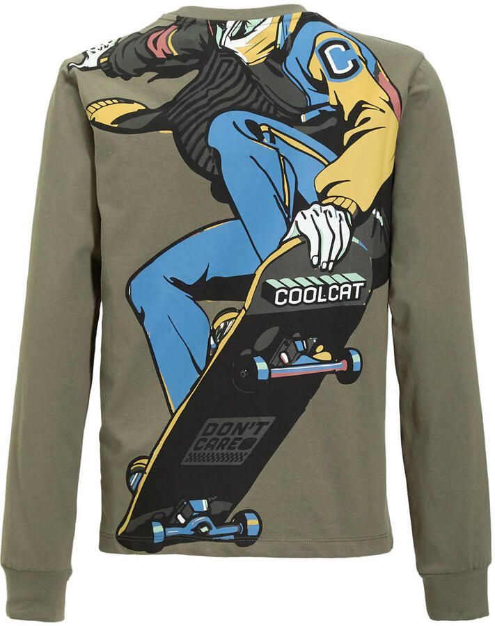 Coolcat Longsleeve T-shirt Tommy met Skaterboy Print