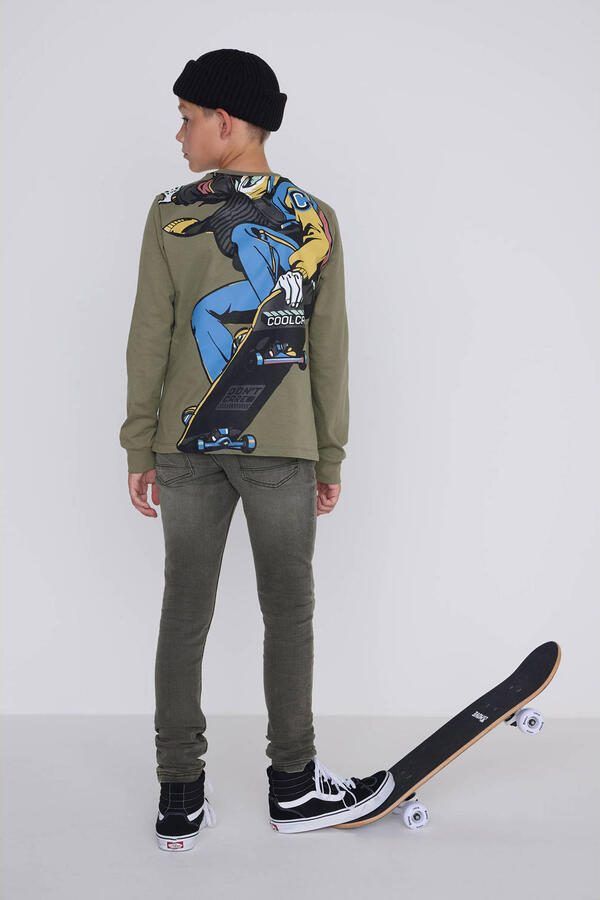 Coolcat Longsleeve T-shirt Tommy met Skaterboy Print - Foto 3
