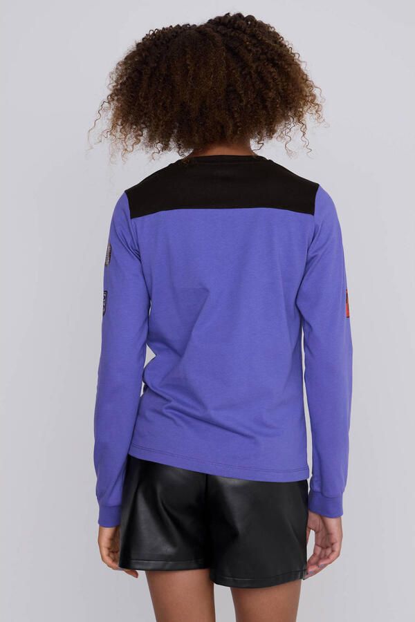 Coolcat Longsleeve T-shirt Trista met Race Rebel Print - Foto 3