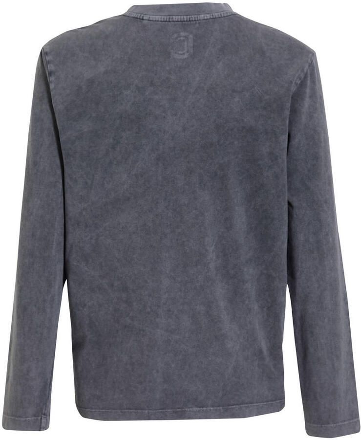 Coolcat longsleeve Tio met printopdruk acid grijs