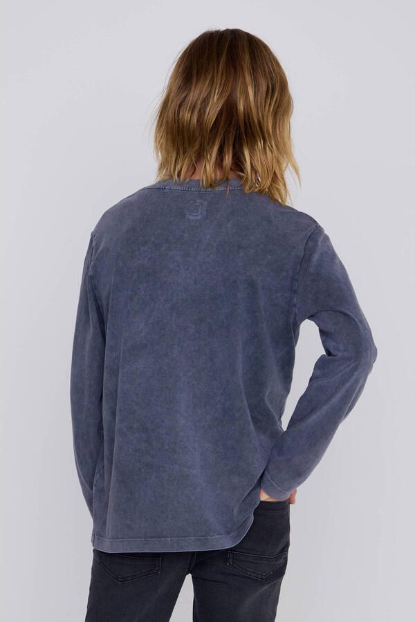 Coolcat longsleeve Tio met printopdruk acid grijs - Foto 3