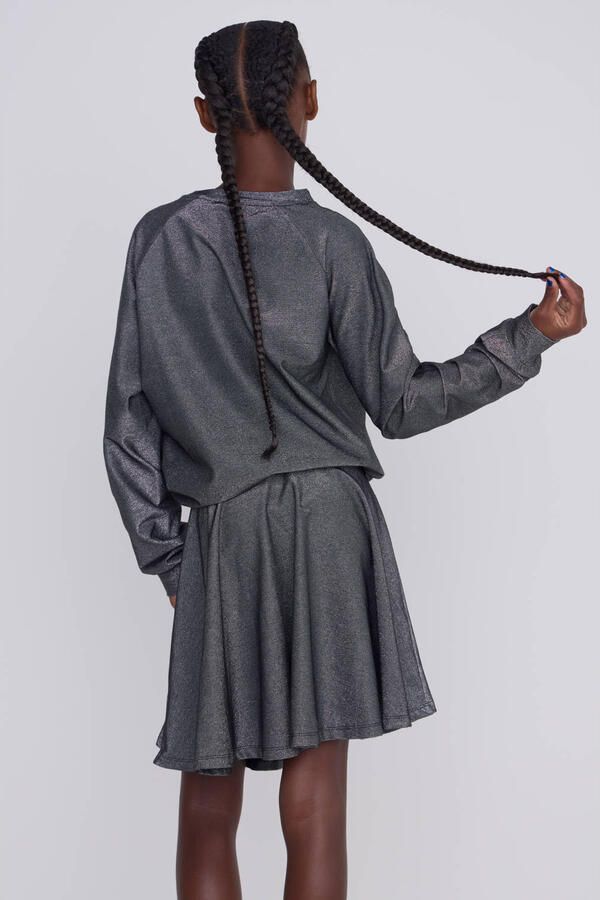 Coolcat lurex sweater Nyla zilver - Foto 4
