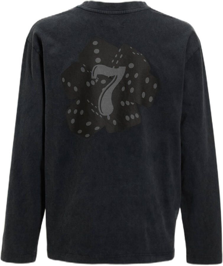 Coolcat oversized longsleeve Jesse met printopdruk acid grijs - Foto 2