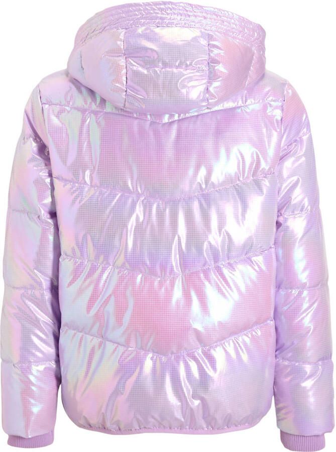 Coolcat Puffer Winterjas Juna Metallic Roze