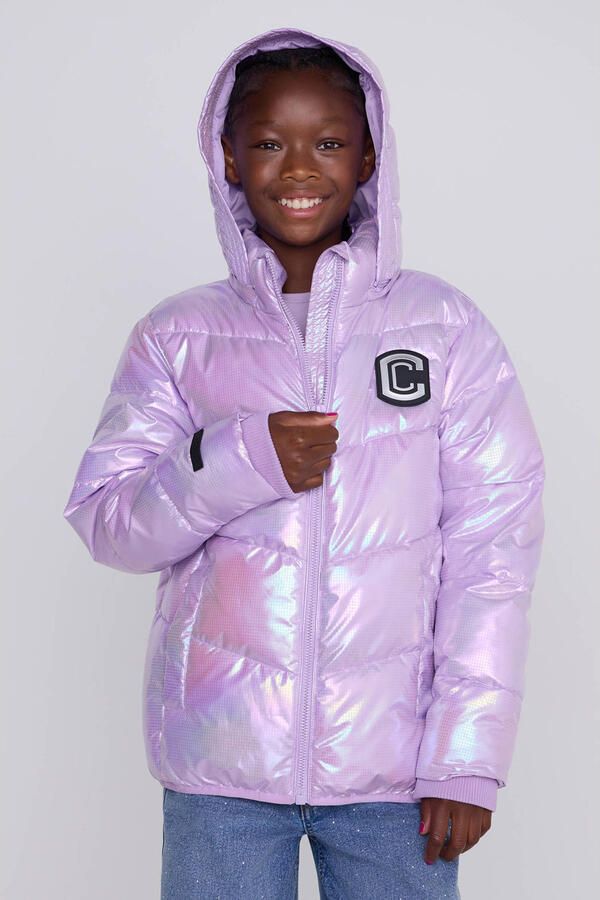 Coolcat Puffer Winterjas Juna Metallic Roze - Foto 3