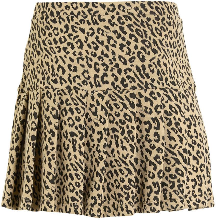 Coolcat Rok Mackenzie met Luipaard Jacquard Patroon