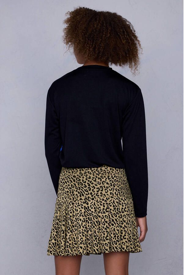 Coolcat Rok Mackenzie met Luipaard Jacquard Patroon - Foto 4