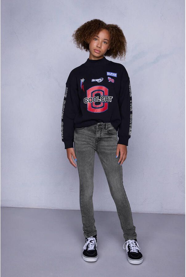 Coolcat Skinny Jeans Doris Grijs - Foto 3